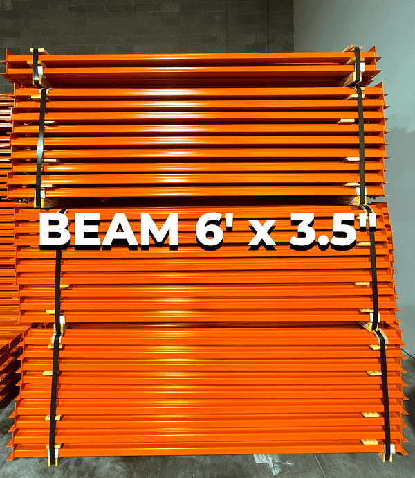 pallet rack beam 6x3.5