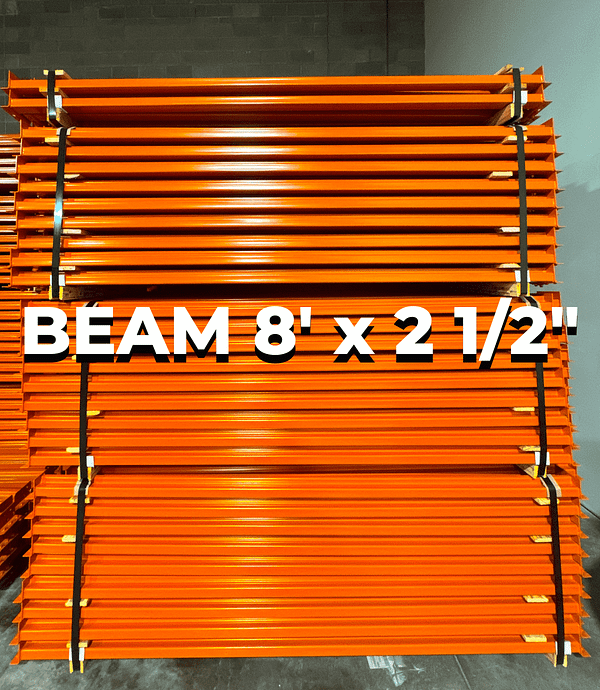 pallet rack beam 8x2.5